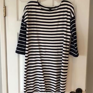 J crew 3/4 sleeve cotton dress